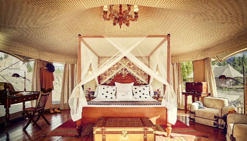 Luxury Suite Tent at the Chamba Camp Thiksey