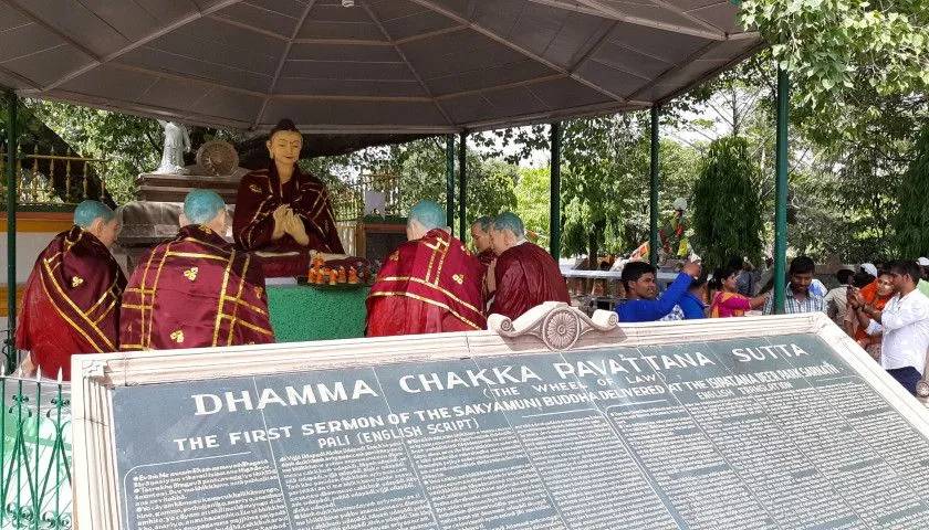 The First Sermon of the Sakyamuni, Sarnath