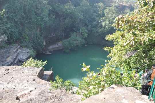 Pandav Caves and Fall